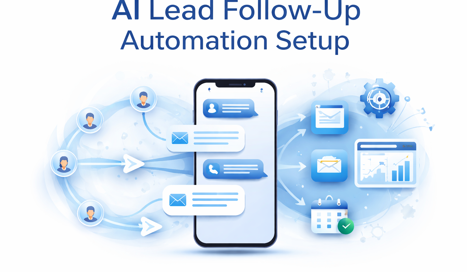 FlowLayer AI automation flow — lead capture to qualified handoff